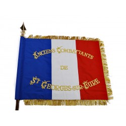 Drapeau de commémoration Anciens combattants St Georges-sur-Eure