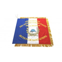 Drapeau de l' Association des anciens combattants de la Reunion Section de Saint-Joseph