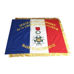 Drapeau de la Société des membres de la legion d'honneur Baie d'audierne