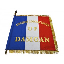 Drapeau d'association des Anciens Combattants UF DAMGAN