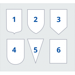 format de fanions