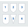 format de fanions